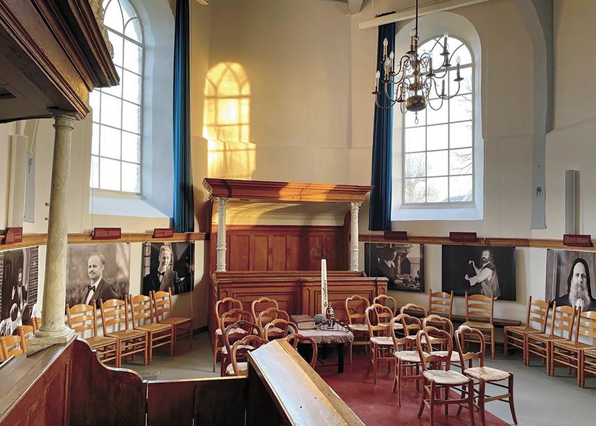 Mennonite church in Pingjum, Netherlands