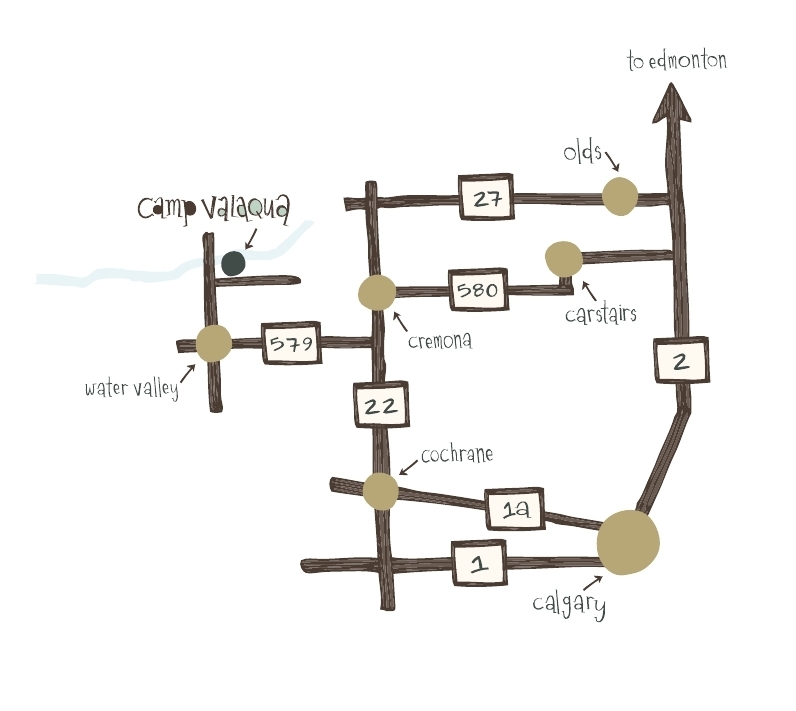 Map to Valaqua